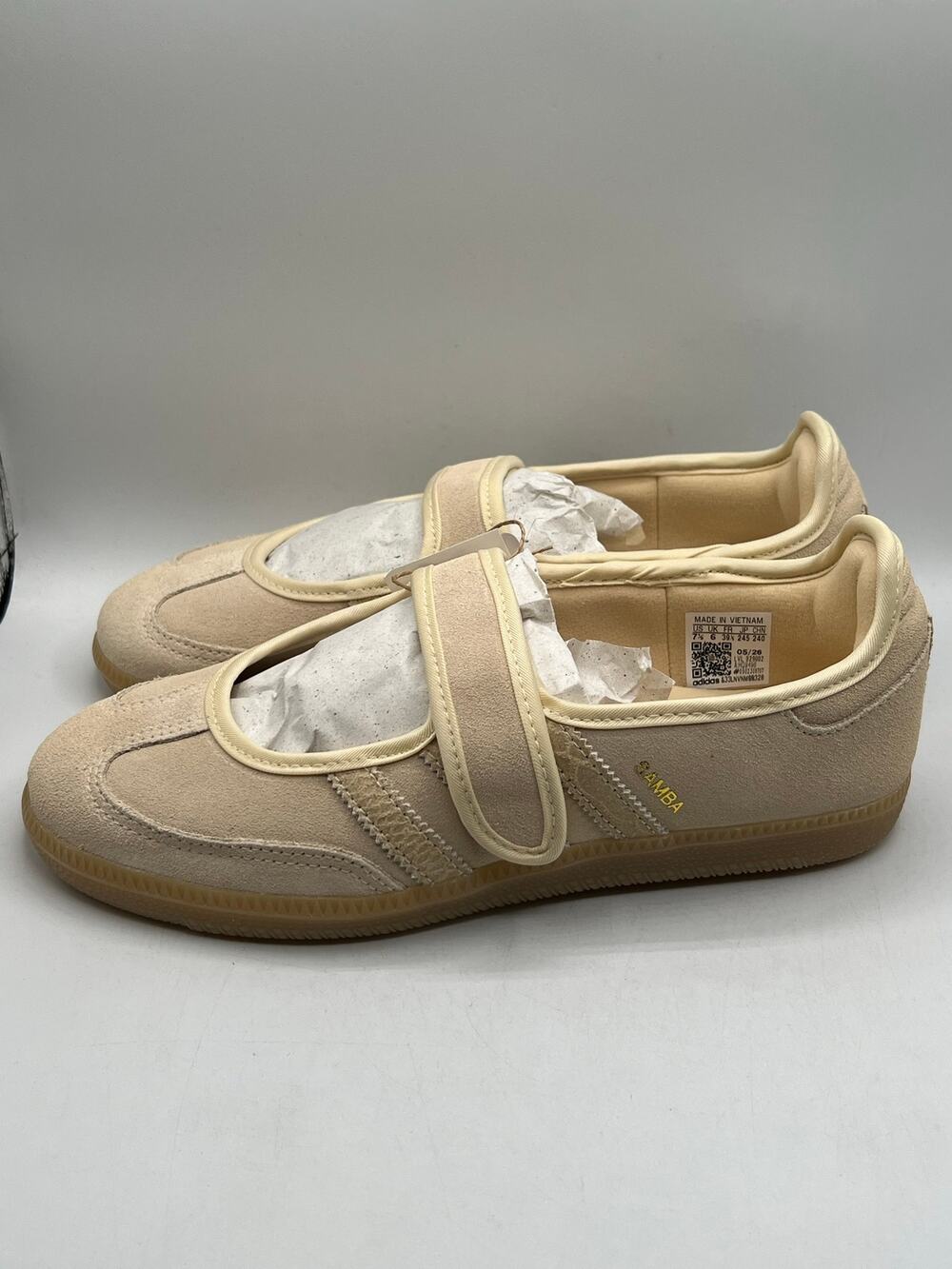 Adidas Original Sambas Jane Suede 'Sand Strata' 7.5w